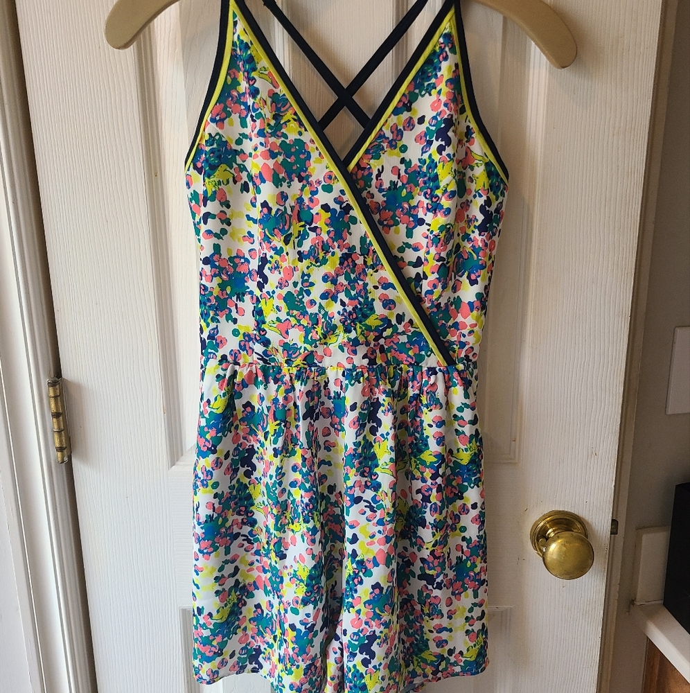 ADELYN RAE Fishtail Romper Floral S